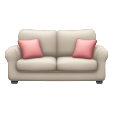 cosy couch with cushions￼￼ sticker