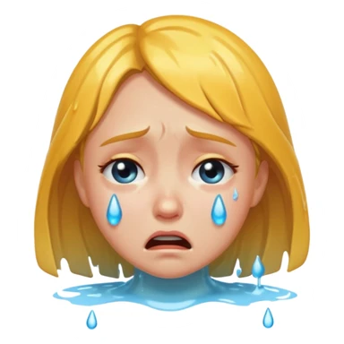 Ağlayan kız sticker