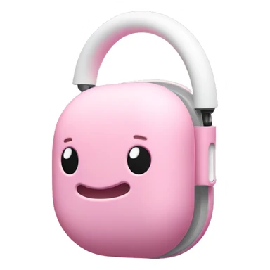 AirPods Max with pink sticker