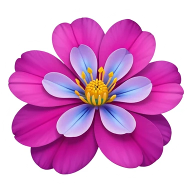 alpine flower sticker
