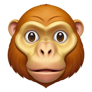 proboscis monkey nose sticker