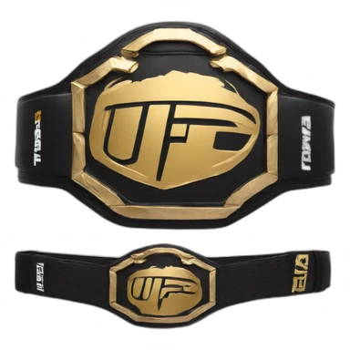 UFC champion belt  sticker