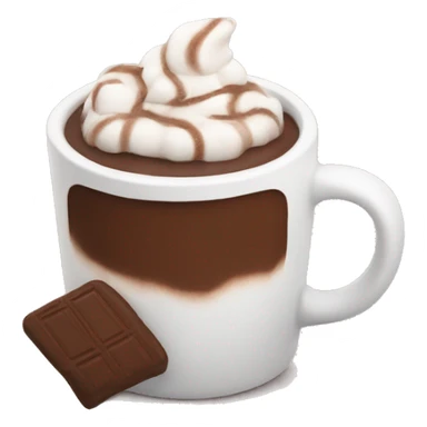 hot chocolate sticker