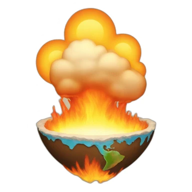 earth warming sticker