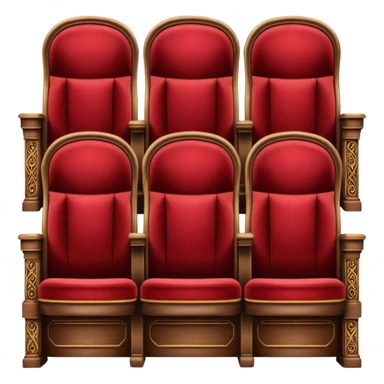 theater chorus seats sticker