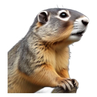 marmotte connectée sticker