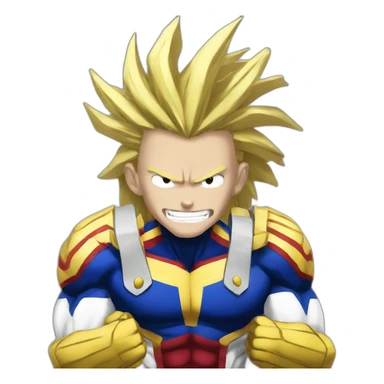 All might mha sticker