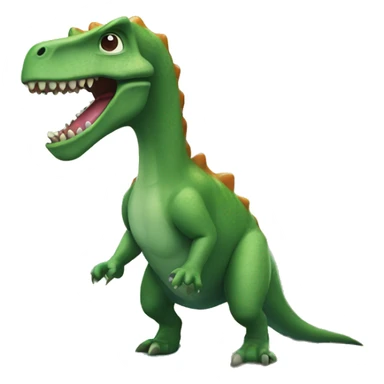 Dinosaure on a surfboard sticker