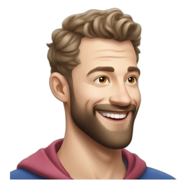 Joyful Artem Lopatin who loves Arina Efimenko sticker