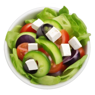 Greek salad sticker