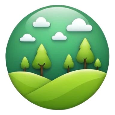 environment icon sticker