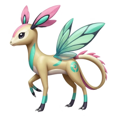 Faerie-Mezprit-Meloetta-Palkia-Pokémon, full body sticker