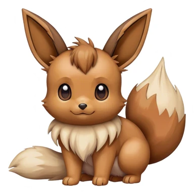 Eevee from pokemon  sticker