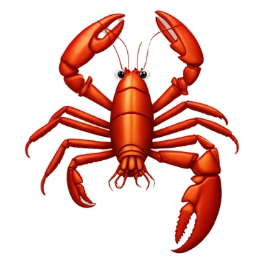 big red lobster sticker