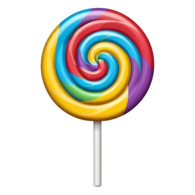round lollipop sticker