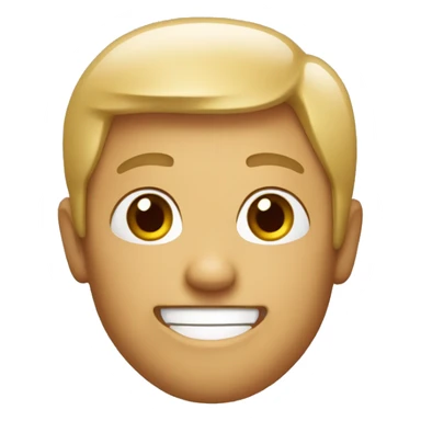 Very happy, minimalistic, just plain face sticker