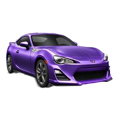 purple gt86 aero  sticker