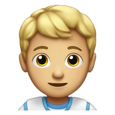 a child with a puzzle in his hands sticker