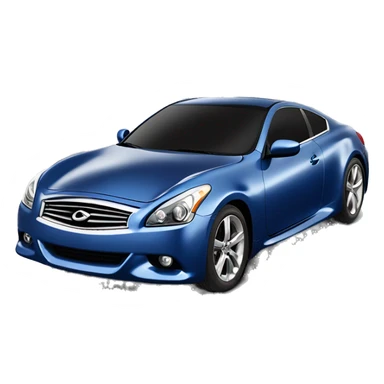 Athens Blue Infiniti G37 Coupe sticker