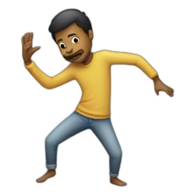 Personne qui dab sticker