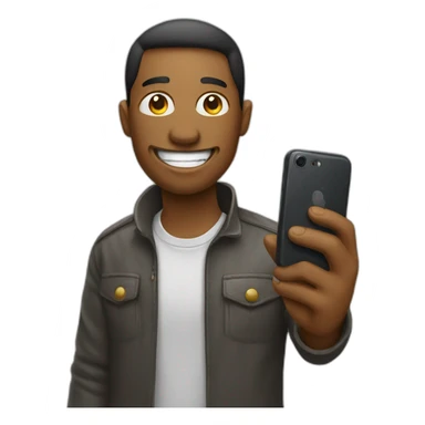 Taking picture with phone sticker