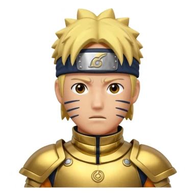 Naruto full GOLD sticker