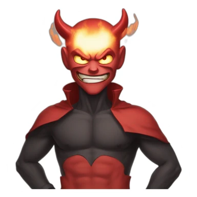 Anime Power devil sticker