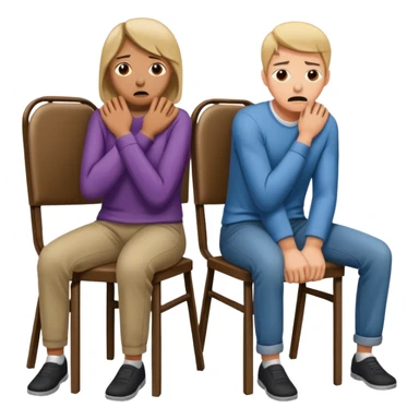 tied to chairs back-to-back, kidnapped sticker