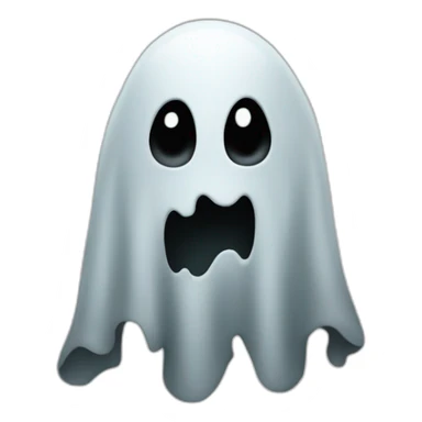 A scary ghost  sticker