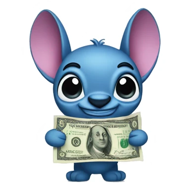 Stich with money sticker