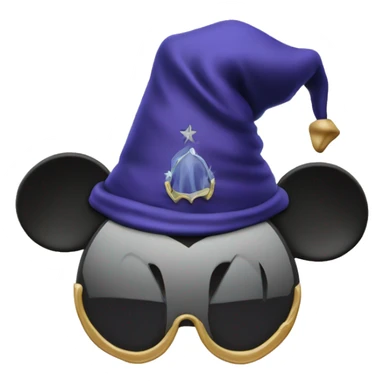 mickey ears from disney world with  Wizard Hat  sticker