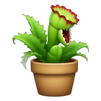 venus flytrap sticker