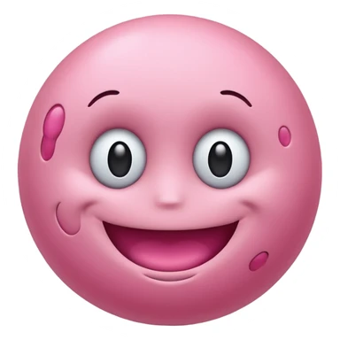 bacteria happy face sticker