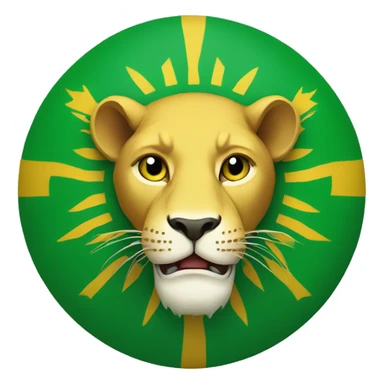 iranian lion sun flag sticker