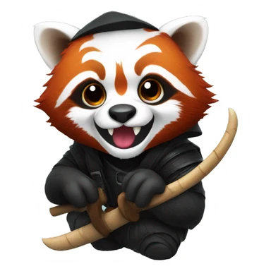 red panda reaper sticker