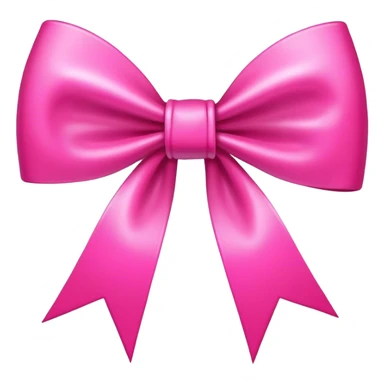 #10 hot pink with a bow sticker