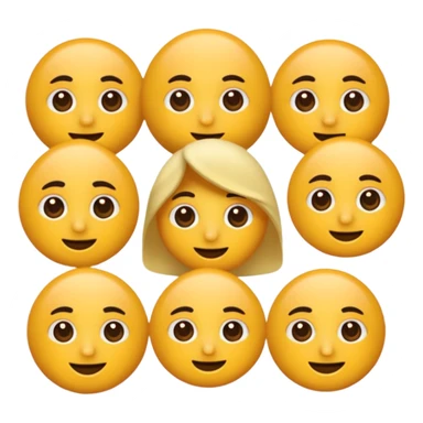 Sus işareti yapan yüz sticker