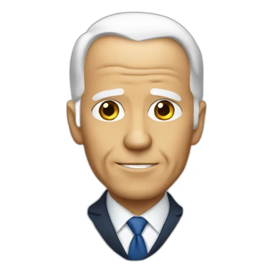 person with joe biden problem sticker