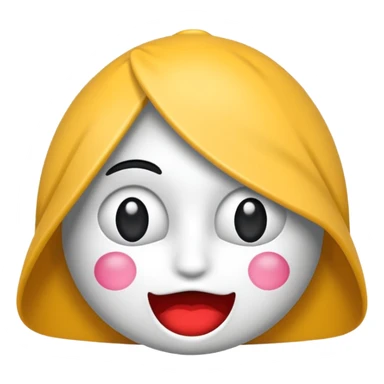 antifaz de fiesta de color blanco y bonito sticker