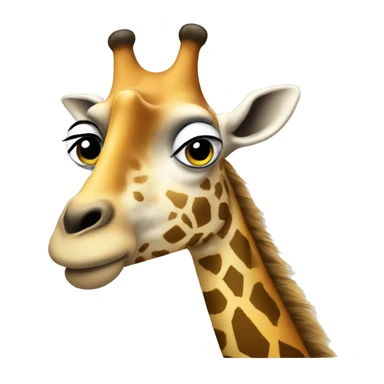 Une girafe qui fais de la musique  sticker