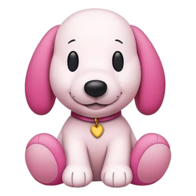 pink snoopy sticker