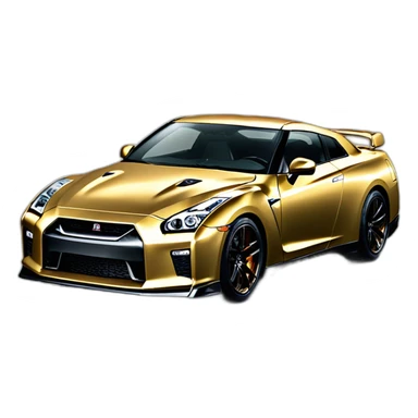 GT-R fully 24K gold sticker