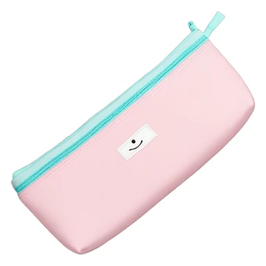 pink pastel pencil case  sticker