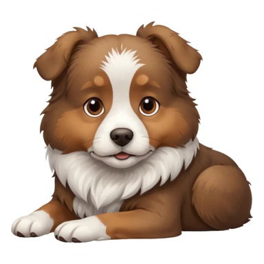 young and old dog sticker