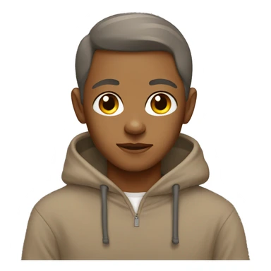 gray sphinx in a brown sweatshirt sticker