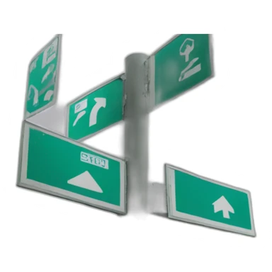 straßenschild sticker