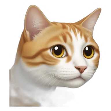 a photo of a cat sticker