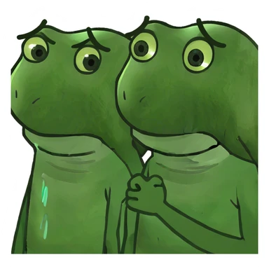 couple crying  sticker