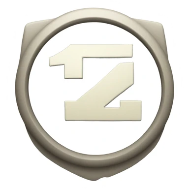 an emblem with the number 1 sticker