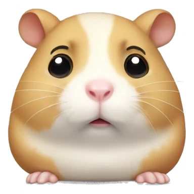 Sad hamster  sticker